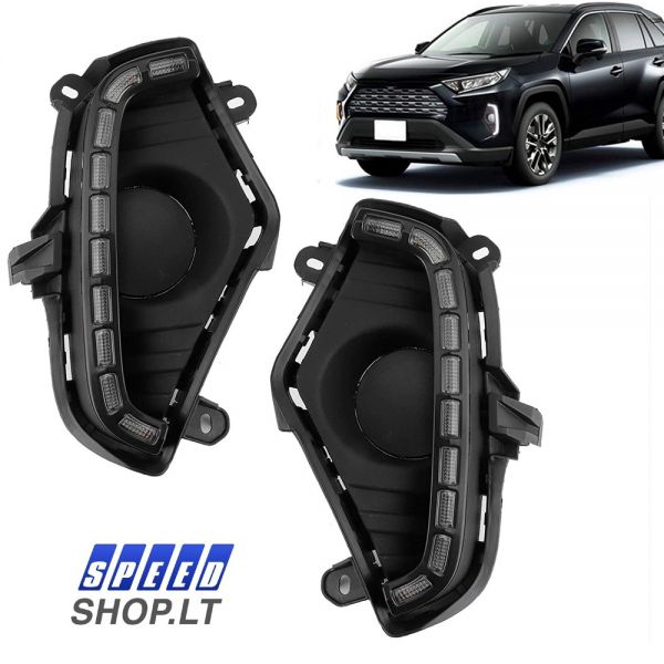 TOYOTA RAV4 LED dienos šviesos žibintai